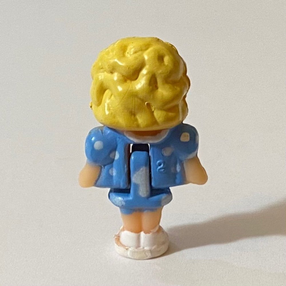 Vintage Bluebird Polly Pocket 1993 Fuzzy Bunny Locket Set - Picture 6 of 10
